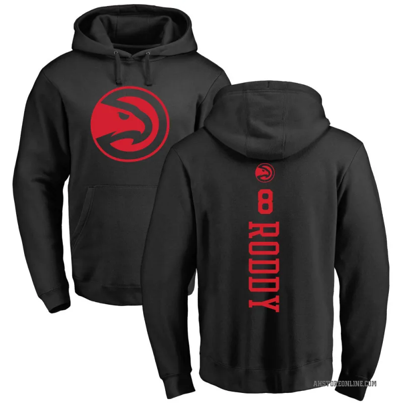 David Roddy Men's Black Atlanta Hawks Branded One Color Backer Pullover Hoodie