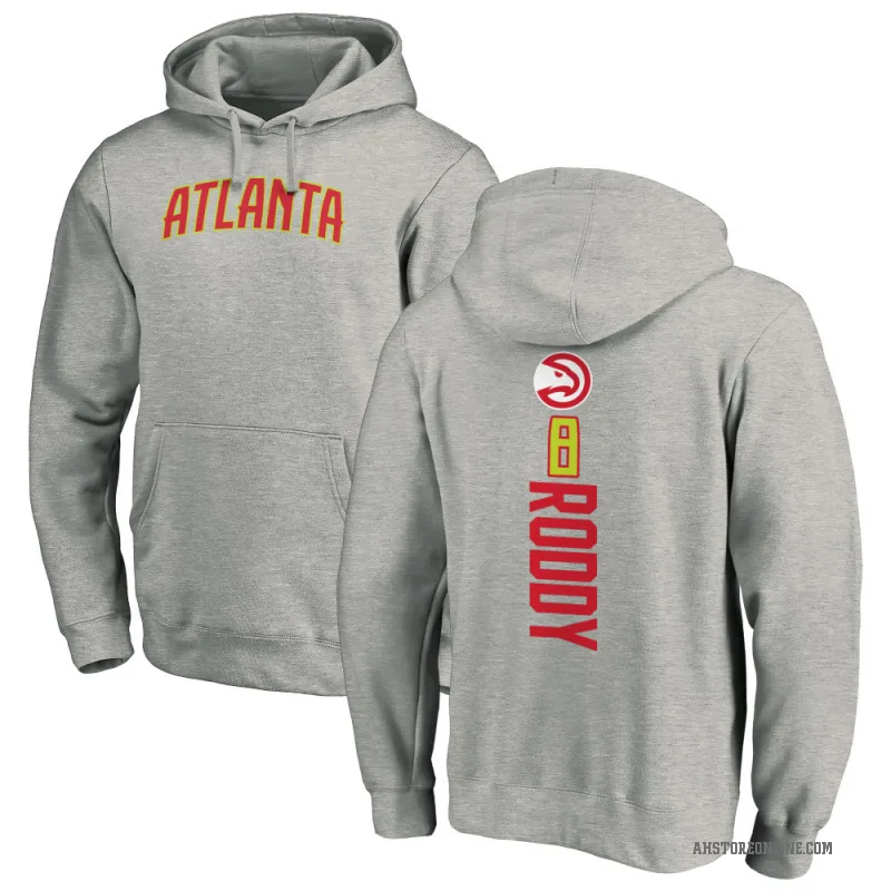 David Roddy Youth Atlanta Hawks Branded Ash Backer Pullover Hoodie