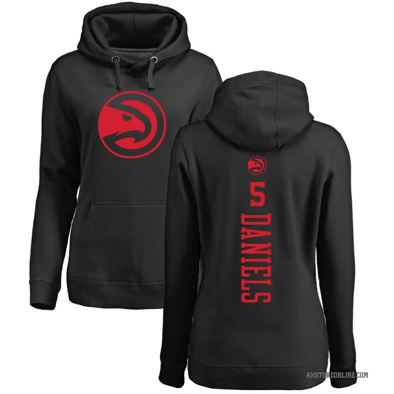 Dyson Daniels Women's Black Atlanta Hawks Branded One Color Backer Pullover Hoodie